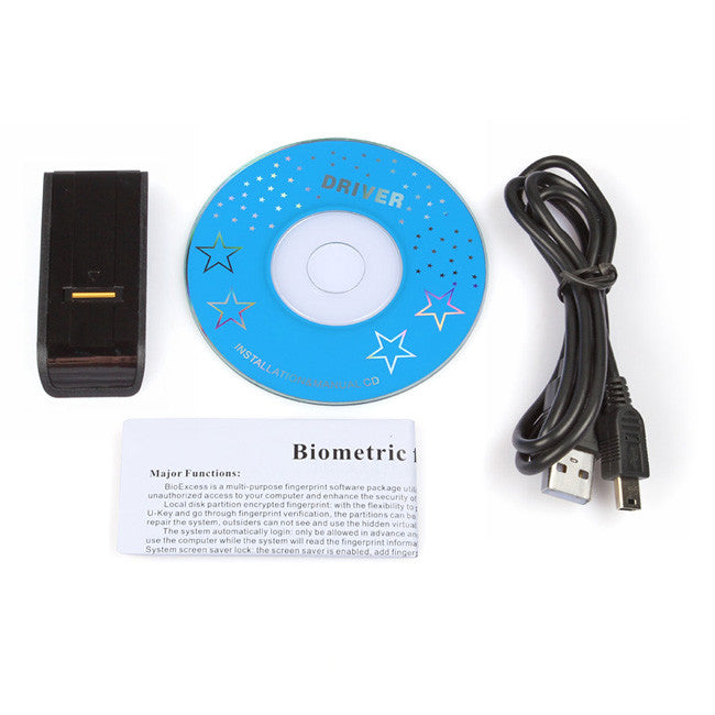 [Discontinued] USB Biometric Fingerprint Reader Password Lock Security For Laptop PC Computer