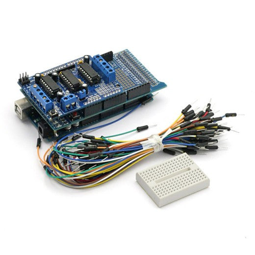 [Discontinued] MEGA2560 Prototype Kit+ Prototype V3+L293D Motor Driver