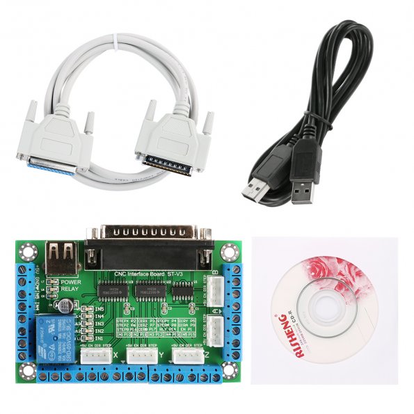 5-Axis CNC Breakout Board for Stepper Motor Driver