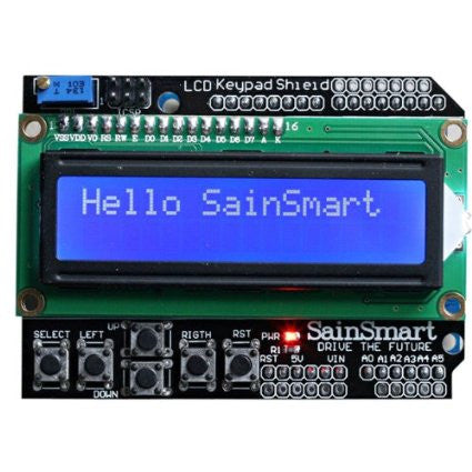 [Discontinued] UNO+1602 LCD Keypad Shield