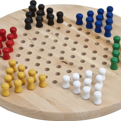 [Discontinued] SainSmart Jr. Sparkle 2 in 1 Wooden Chinese Checkers Set