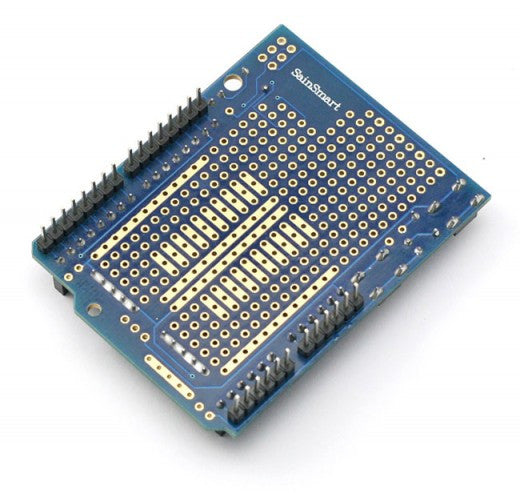 [Discontinued] SainSmart  UNO  R3 Improved Version+Prototype Shield(with Breadboard Jump Wires) + L293D Motor Drive Shield For Arduino