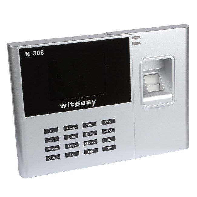 [Discontinued] N-308 2.8" TFT Biometric Fingerprint Attendance Time Clock Employee Payroll Recorder