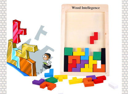 [Discontinued] SainSmart Jr. Wooden Educational Triangle Lock 3D IQ Puzzle Cube Toy Brain Teaser Christmas gift