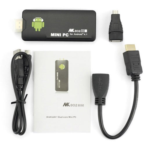 [Discontinued] Rikomagic MK802IIIS Mini PC Dual Core Rockchip 3066 Android 4.1, 4G ROM