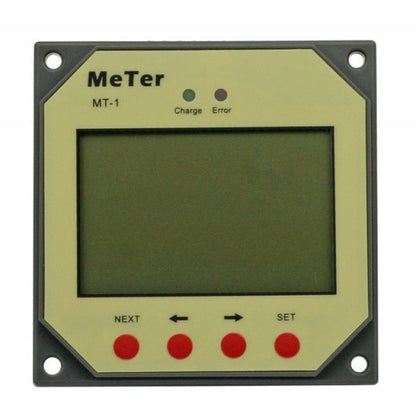 [Discontinued] MT-1 LCD Display Remote Meter For Duo Battery Solar Charge Controller with 10 Meters Wire