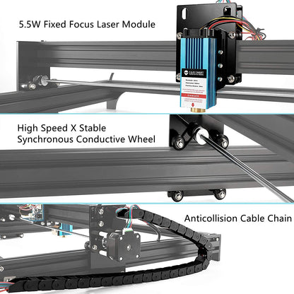 [Discontinued] Genmitsu LE5040 CNC Laser Engraver Machine