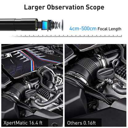 XpertMatic F160 WiFi/USB 2in1 Borescopes, 1080P, 8.0mm, Far Focus