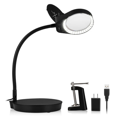 [Discontinued] XpertMatic PD-4S 2in1 LED Flexible Magnifier, 5X, 38LEDs, 360mm