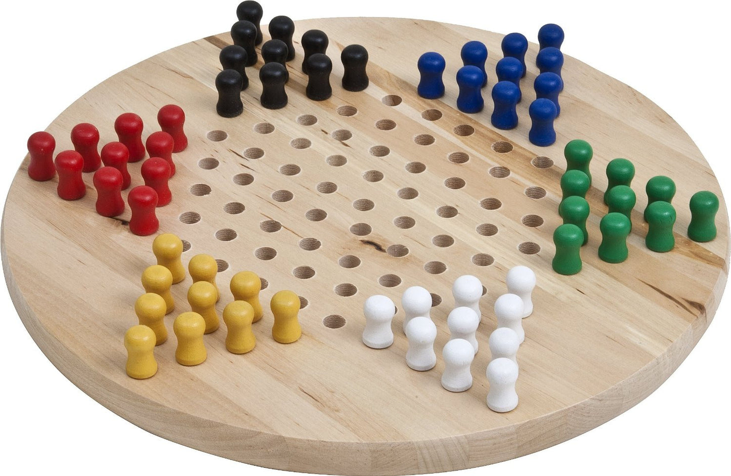 [Discontinued] SainSmart Jr. Sparkle 2 in 1 Wooden Chinese Checkers Set