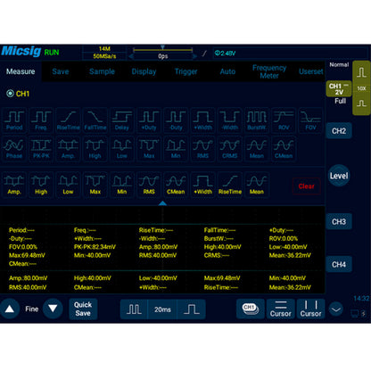 Micsig STO1152C 150Mhz Digital Oscilloscope