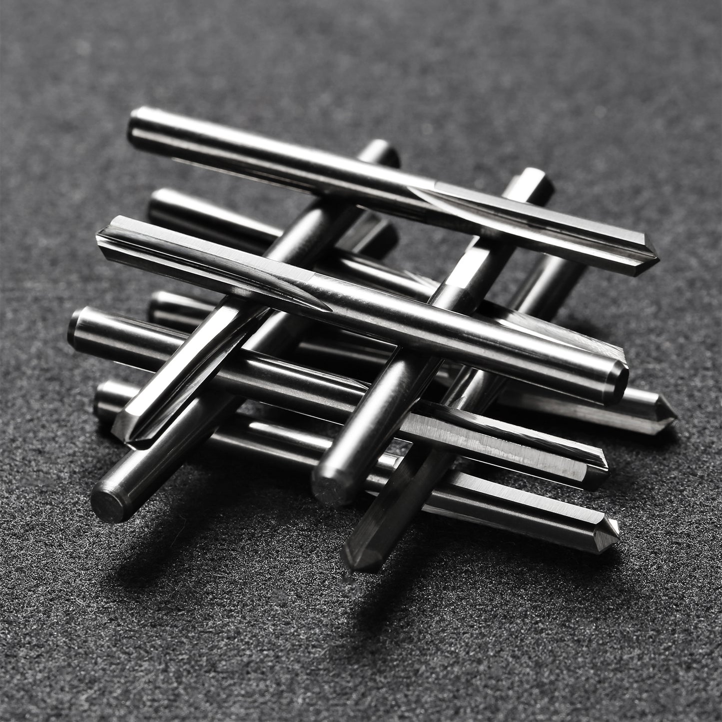 [Discontinued] VE10, 1/8'' Shank, V-Groove, 0.1mm, 30/60/90 degree, 10pcs CNC Router Bits