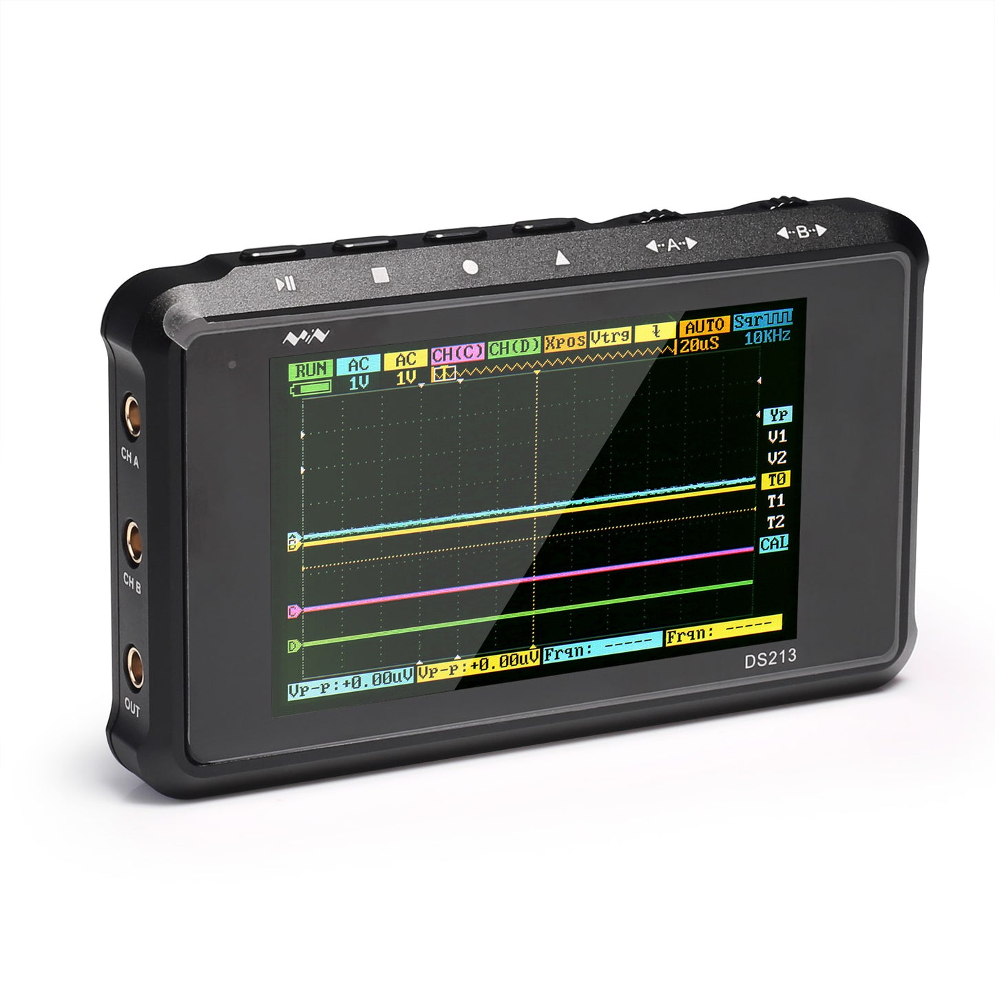 SainSmart DS213 4-Channels Handheld Mini Digital Oscilloscope