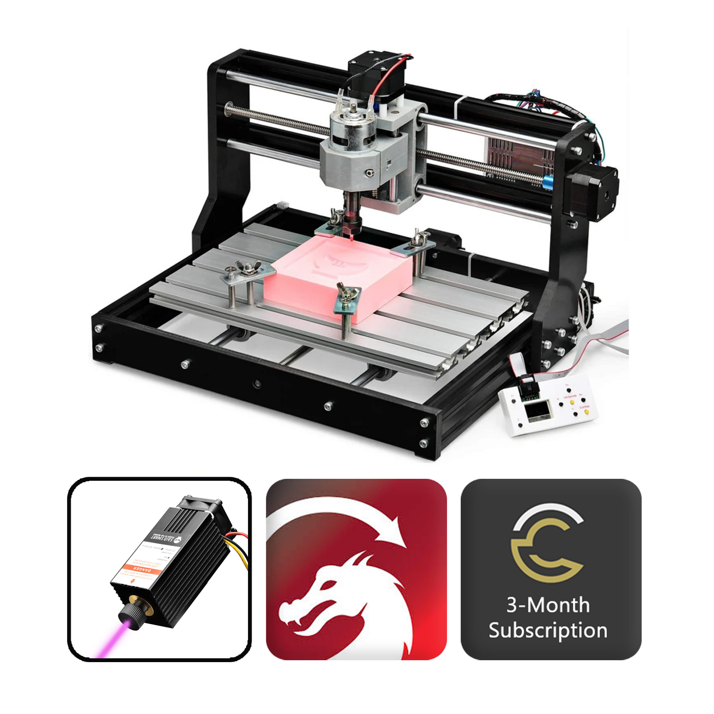 [Discontinued] Genmitsu 3018-PRO CNC & Laser Bundle