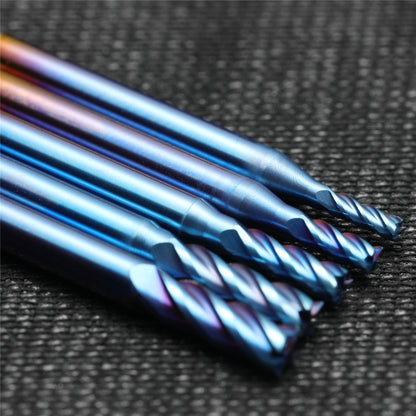 [Discontinued] SN05A, 1/8" Shank, 0.06"-0.125" Cutting, for Steel and Iron, 5Pcs End Mill Set