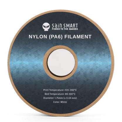 PA6 Nylon Filament 1.75mm, 1kg, Accuracy +/- 0.04 mm