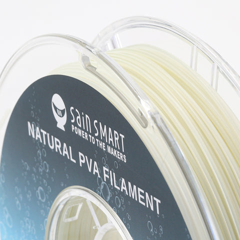 Natural PVA Dissolvable Filament, Water Soluble Support 1.75mm, 0.5kg/1.1lbs, Accuracy +/- 0.05mm
