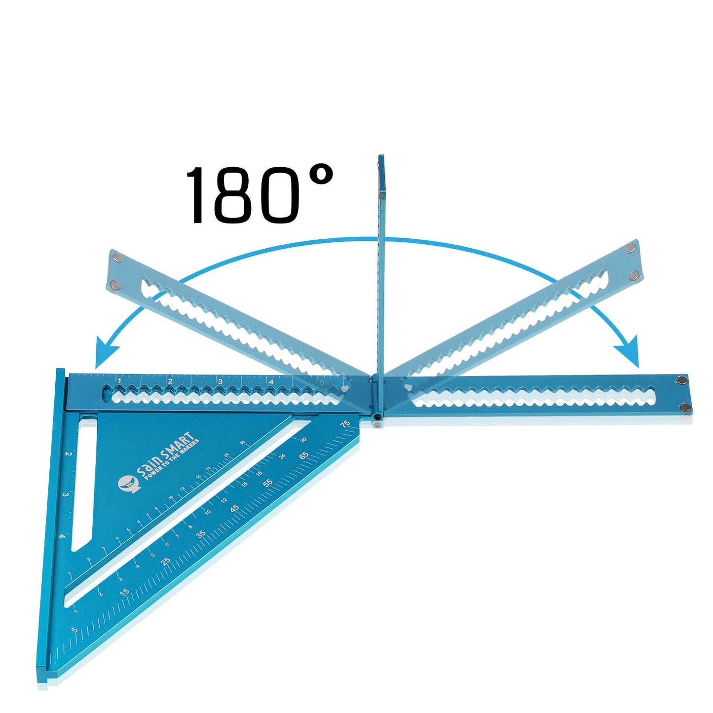 [Discontinued] Folding Triangle Ruler, 6 Inch Rafter Square Layout Tool