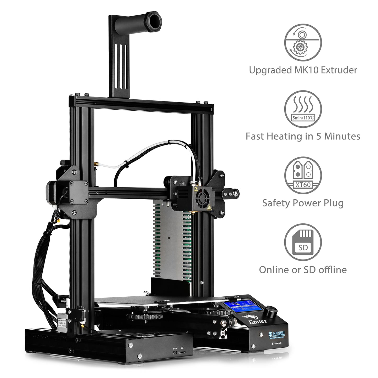 [Discontinued] SainSmart x Creality3D Ender-3 3D Printer EU Power