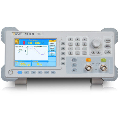 [Discontinued] Owon AG1022 25 MHz, 2 Ch DDS Arbitrary Waveform Generator