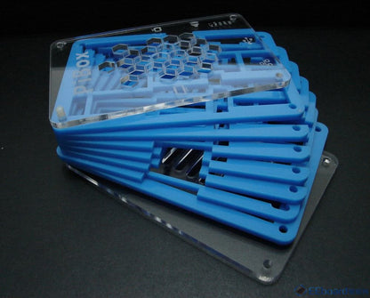 [Discontinued] New Case for Raspberry Pi Model B Case Box Enclosure blue clear top 18946119018