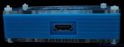 [Discontinued] New Case for Raspberry Pi Model B Case Box Enclosure blue clear top 18946119018