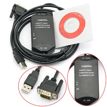 [Discontinued] USB-PPI+ PLC Programming Control Cable USB to RS485 ADAPTER For SIEMENS S7-200