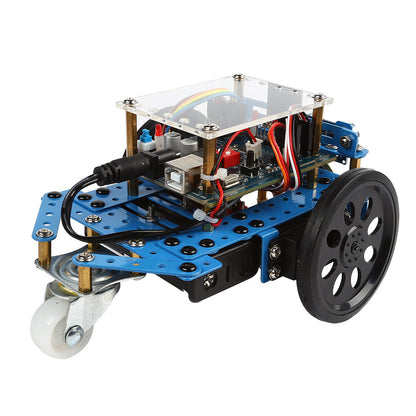 [Discontinued] SainSmart InstaBots Rover Kit V1 Arduino STEM Educational Programmable Robot Kit for Kids Blue( Infrared Version - Family Prefer)