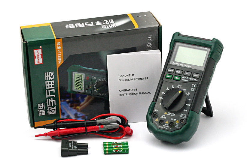 [Discontinued] Mastech MS8268 LCD Auto Digital Electrical Multimeter AC DC Ohm VOLT Meter