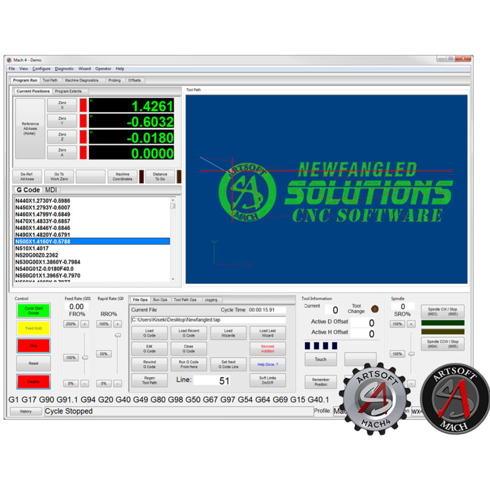 [Discontinued] MACH4-HOBBY CNC Software